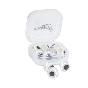 DOIYO S'zuki Eyed Glass Beads White üveggyöngy 