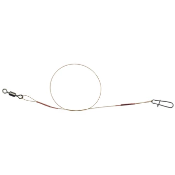 IRON CLAW Stiff Spin Rig előreszerelt bevonatos acél előke / 30cm / 30lb / 2db