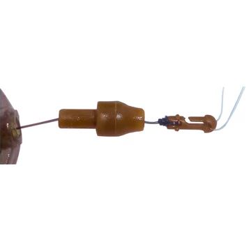 MS RANGE Method Connector ütközőkapocs limpid brown / 6 szett