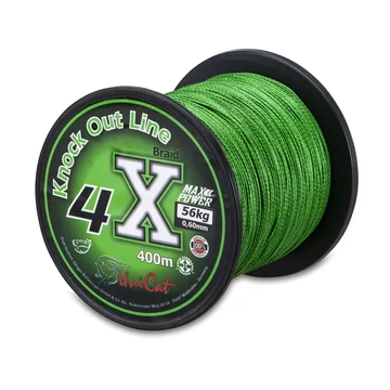 Uni Cat Knock Out 4X fonott zsinór  400m 