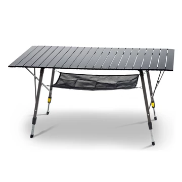 ANACONDA Travel Desk összecsukható aluminium kemping asztal / 122X70cm