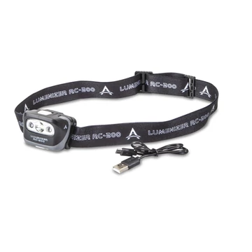 ANACONDA Lumenizer RC-200 led fejlámpa / 200lm / esőálló / USB töltés / 1200mAH / max üzemidő 4,5 óra /