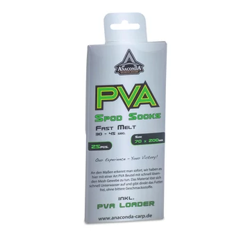 ANACONDA Fast Melt Spod Socks gyorsan oldodó PVA zacskó / 70x200mm / 25db