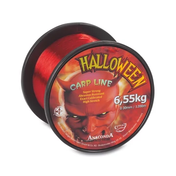 ANACONDA Halloween Carp Line monofil zsinór piros UV álló / 0,30mm / 1200m / 6,95kg / 
