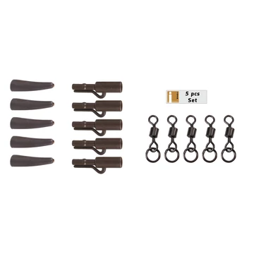 ANACONDA 360° Flex Ring Swivel Saftey Clip Kit Brown 5db