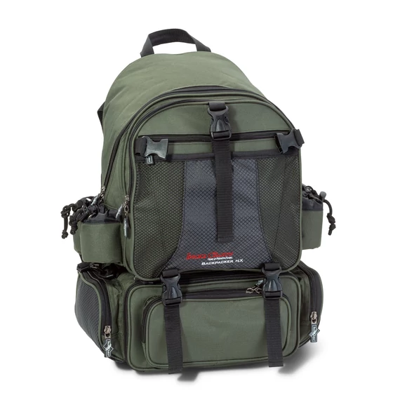 IRON CLAW Backpacker NX pergető hátizsák oldaltáska szett / + 3 doboz