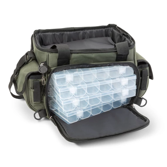 IRON CLAW Easy Gear Bag NX  *T / pergetőtáska / 4db csalis doboz / 40 X 22  X 28cm