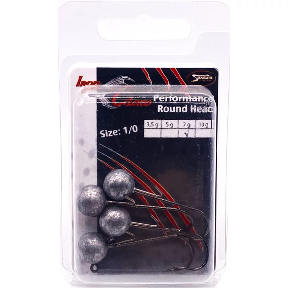 IRON CLAW Performance Round Head horog méret1/0 / 7g / 4db