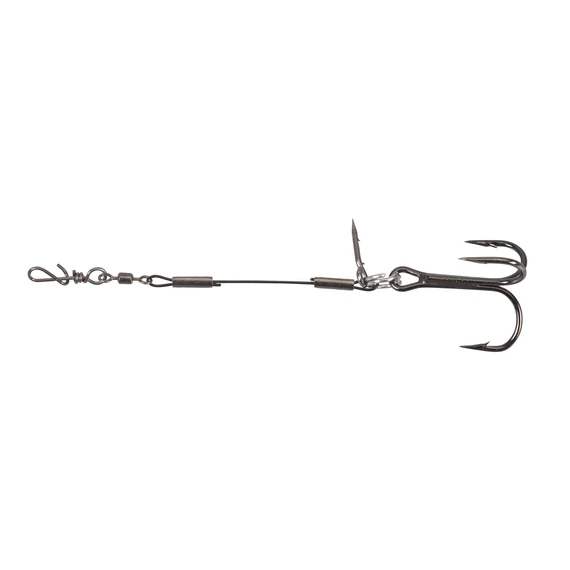 IRON CLAW Rig System Stinger Single M / ragadozóhalas horogrendszer / 4 horog / 5,5cm