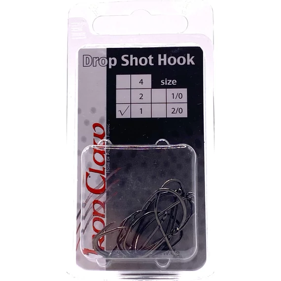 IRON CLAW Drop Shot Hook horogméret 1 / 10db