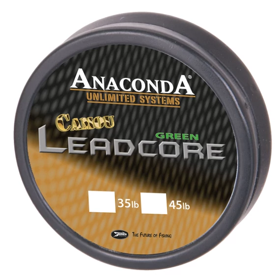 ANACONDA Camou Leadcore CG 35lb/Camou zöld fonott előkezsinór / 10m