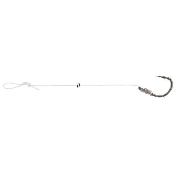 Uni Cat S-Hook Mono Rig monofil előkötött horog 10/0 / 100cm / 81kg