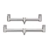 Kép 2/2 - ANACONDA Gunmetal 2 Rod Buzzer Bar profi aluminium kereszttartó / 16mm / 24cm